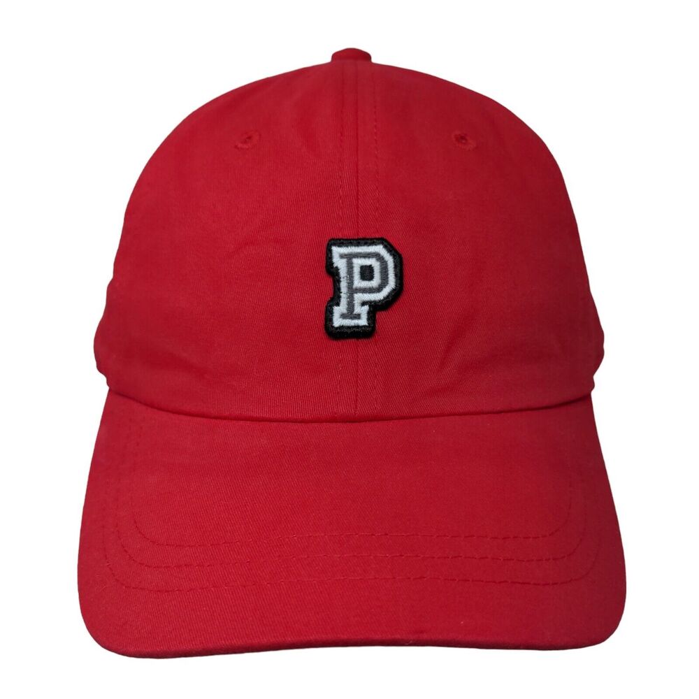 Victoria's Secret PINK Slideback Hat Red One Size Adjustable 6 Panel